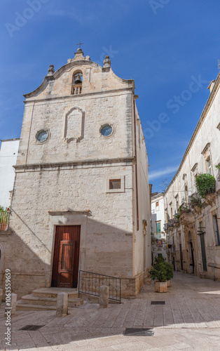 In den Gassen von Martina Franca, Apulien, Italien