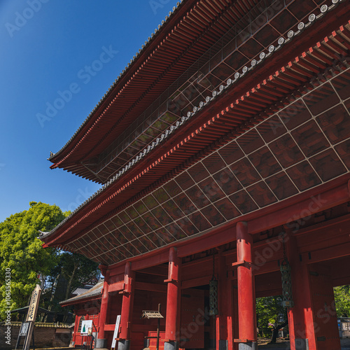 東京 増上寺 三解脱門の風景