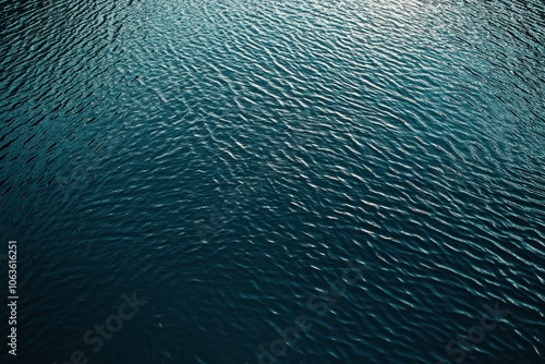 Serene Blue Water Surface Reflection