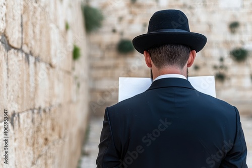 Jews wailing at the Western Wall in Jerusalem, Israel