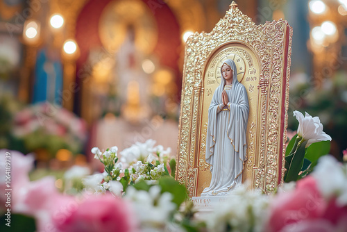 a prayer card of the Divine Mercy.