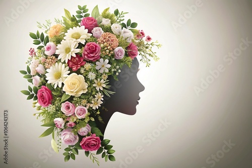 elegant floral tribute for a dignified farewell silhouette