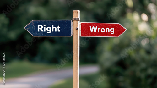 Explore the dichotomy of choices understanding right vs. Wrong in everyday life