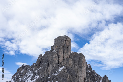 passo giau, snow, mountain, giau pass, dolomites, alpine, alps, ampezzo, beautiful, clouds, colorful, cortina, cortina d'ampezzo, d'ampezzo, destination, dolomite, dolomiti, environment, europe, famou