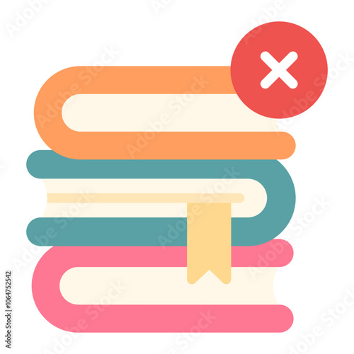 No Education icon vector image. Can be used for Homeless.