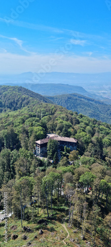 View from the viewpoint at the top of Sljeme towards the west