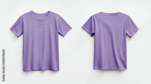 purple t shirt