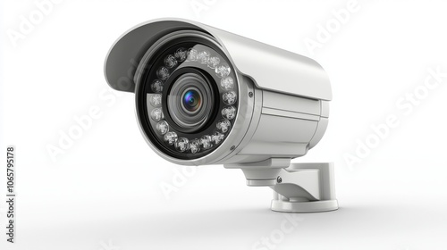 A state-of-the-art security camera equipped with numerous infrared LEDs, designed for enhanced night vision and reliable monitoring of critical areas.