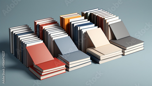 A 3D array consisting of cover books is created as a mockup for visual representation purposes._00001_