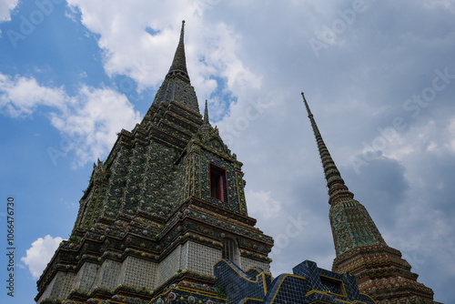 タイ 仏像 涅槃寺の美しい建物（ワット・ポー）