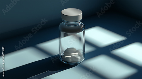 Opaque bottle protecting light-sensitive medication