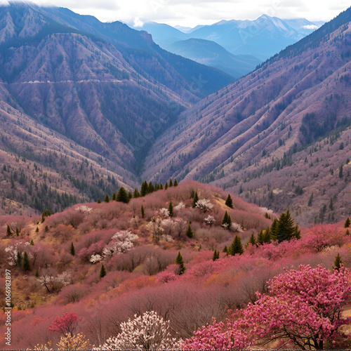 blossomadorned mountains exploring the deciduous batholith landscape ecoregion