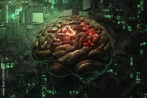 A neural interface directly from the brain to the computer.