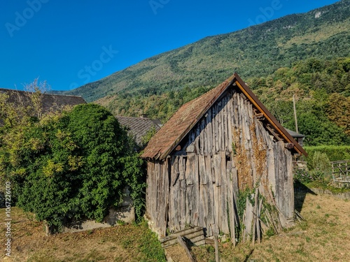 Ancienne cabane en bois