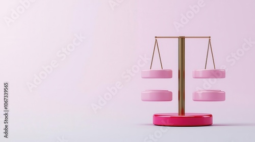 Rising capital costs, balance of debt vs equity funding, 3D illustration