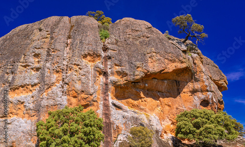 La Peña Gorda Inselberg, Episyenite Rock, La Peña Village, Salamanca, Castilla y León, Spain, Europe