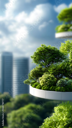 Innovative urban design building self-sustaining highrise complexes for a greener skyline