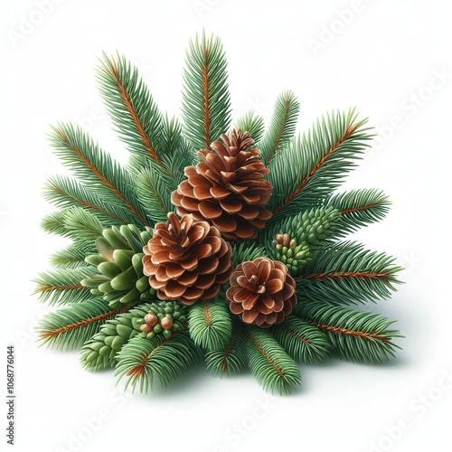 Piña decorativa para el árbol de navidad