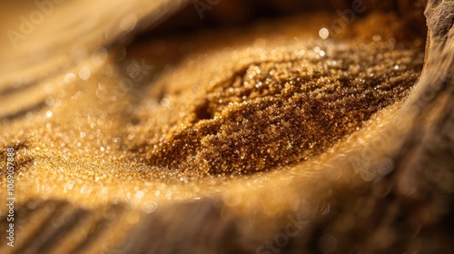 Golden Brown Raw Sugar Macro