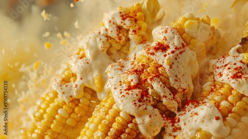 Delight in the flavor of grilled mexican street corn elote