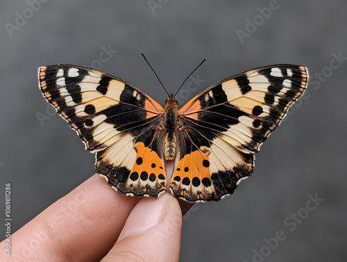 butterfly on hand