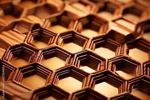 hexagonal honeycomb interlocking hexagons resembling a honeycomb