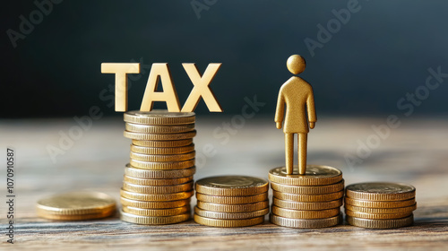 The imbalance between tax payments and income