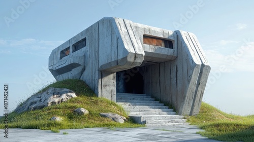 self-sustained survivalist bunker