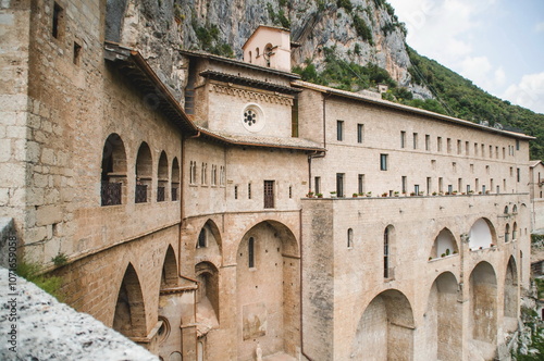 Subiaco monastery in Lazium