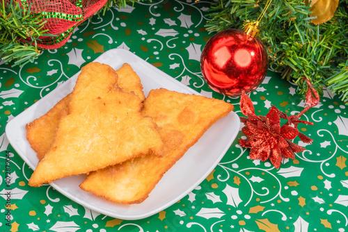 Flake - Christmas puff pastries - traditional Colombian sweet