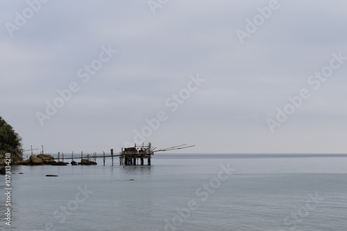 Trabocco sul Mare. Vasto, Abruzzo, Italia.