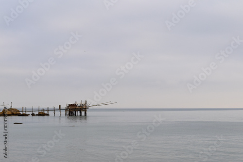 Trabocco sul Mare. Vasto, Abruzzo, Italia.