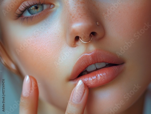 Person with nose ring