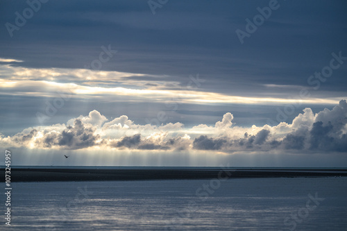 Ciel exceptionnel au large de Berck-sur-mer