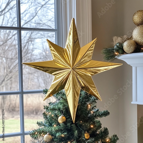 Golden Star Christmas