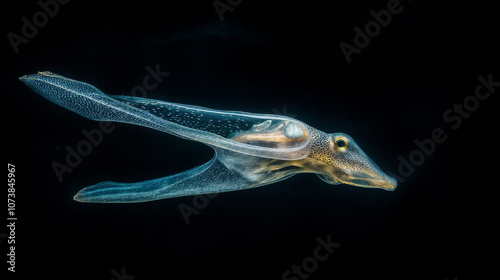 Sharpear Enope Squid blackwater dive off Palm Beach, Florida.