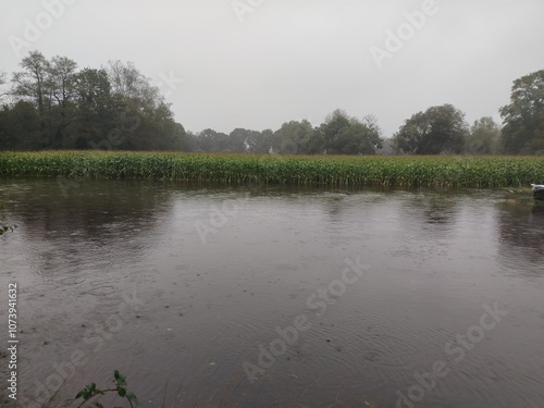 Inundaciones en Abadín, Galicia