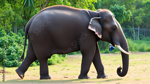 Indian elephant (Elephas maximus indicus) is one of three extant recognised subspecies of the Asian elephant and native to mainland Asia