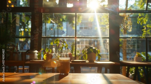 The sun streams through the large windows casting a warm glow on the cozy space where the mindful mocktail matinee is taking place.