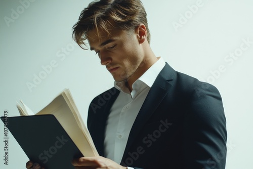 A person sitting and reading a book, likely seeking knowledge or relaxation