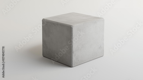 One cubic meter - 1m3 of concrete block