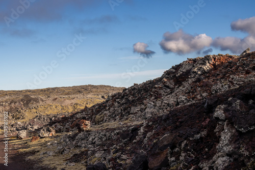 Volcanic field and mountains, Grindavik, Iceland