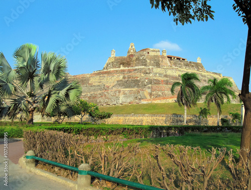 Parte del Castillo de san Felipe. Cartagena. Colombia.