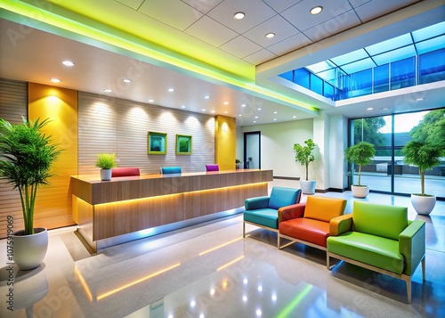 Hospital Waiting Room, Reception, Medical Facility, Conceptual Photography