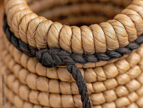 Macro view of Native American pattern with fine details