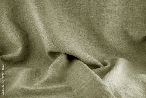 Drapery made of fabric (canvas) intended for artistic works as a background.