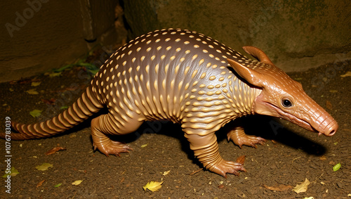 Dasypodidae is a family of mostly extinct genera of armadillos. One genus, Dasypus, is extant, Zoo animal.