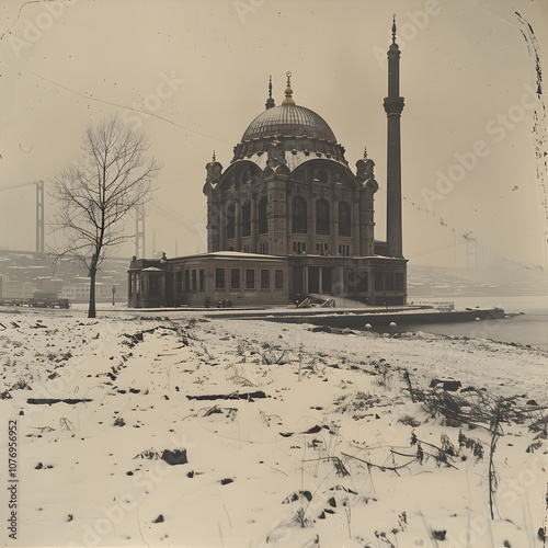 Exterior view of the mosque