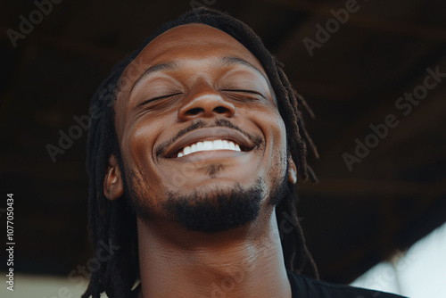 Joyful Portrait of a Smiling Man