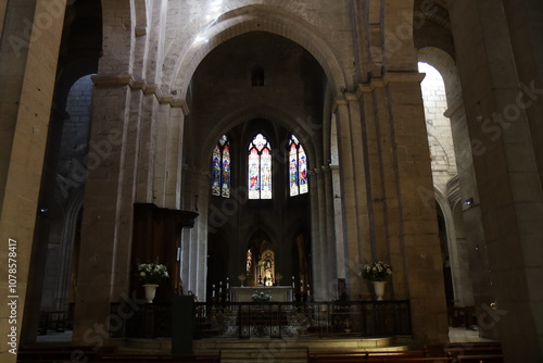 La cathédrale Saint-Trophime, ville d'Arles, département des Bouches-du-Rhône, France